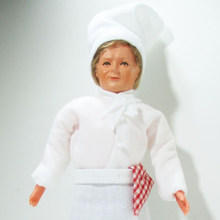 Primary image for Man Doll Chef Caco 07 0800 Flexible Dollhouse Miniature