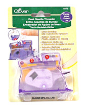 Clover Desk Needle Threader Purple 4071 - $19.95