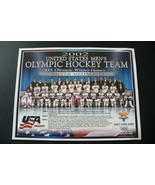 2002 UNITED STATES OLYMPIC HOCKEY TEAM PHOTO Salt Lake City Utah - £2.61 GBP