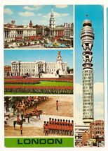London Great Britain Trafalgar square Buckingham palace post office tow ... - $4.90