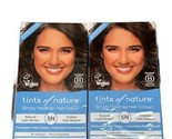 Set Of 2 Tints of Nature Permanent Hair Color 5N Natural Light Brown 4.4... - $17.56