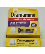 (2) Dramamine Motion Sickness Less Drowsy, Travel Vial, Multicolor, 8 Count - €11,03 EUR