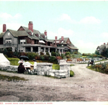 Magnolia Massachusetts Shore Road Cottages Postcard Vintage - $12.95