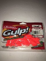 Berkley Gulp GMG2-FO Fl Orange 2&quot;/5cm Minnow Grub 20ct-NEW-SHIPS N 24 Hours - £18.13 GBP