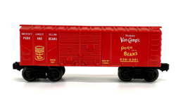 Lionel 638-2361 Stokely&#39;s Van Camp&#39;s Pork &amp; Beans Red Boxcar O Gauge - £33.94 GBP