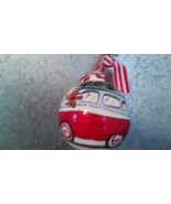Reindeer in VW Van  Ceramic Ball Ornament - $34.21 CAD