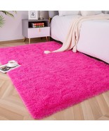 Foxmas Ultra Soft Fluffy Area Rugs For Bedroom Kids Room Plush Shaggy, H... - £35.85 GBP