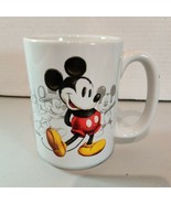 A Disney Store Mickey Mouse 2003 Sketch Through The Years Coffee Mug Cer... - $16.04