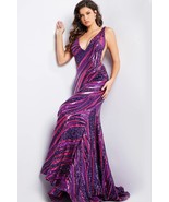 JOVANI 22314. Authentic dress. NWT. SEE VIDEO. Free shipping. BEST PRICE - £624.75 GBP