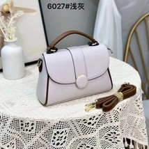 Yagelaishi French Style Soft Leather Small Square Bag Creative Lock Messenger Ba - $70.00