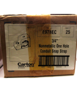 Carlon E978EC CAR Non Metallic Conduit Strap, 3/4&quot; 1 Hole Box of 25 - £37.50 GBP