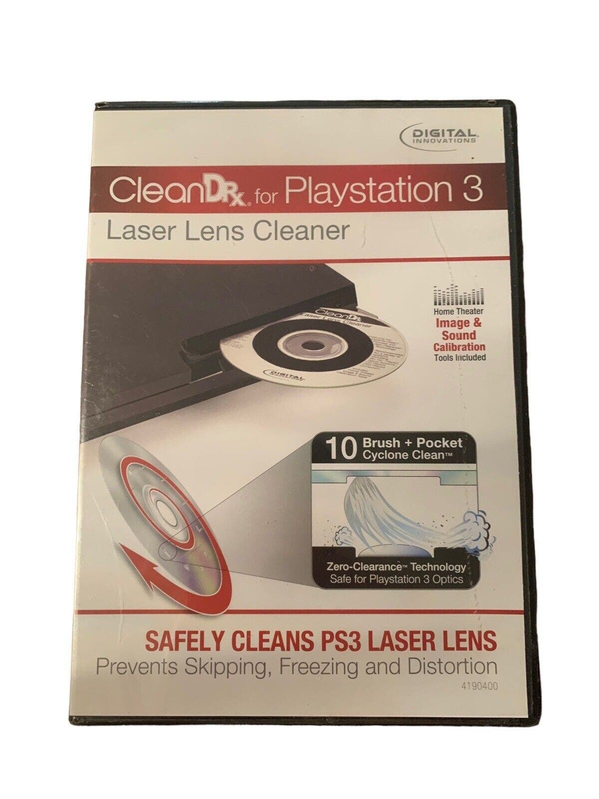 CleanDrx For Playstation 3 Laser Lens Cleaner New Sealed W/ Case - $11.29