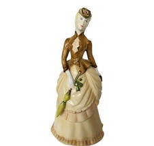 Royal Worcester Figurine Sculpture vtg Sunday Morning Ladies Fashion England mcm - £97.08 GBP