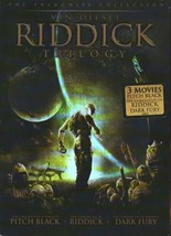 Riddick Trilogy - Chronicles of Riddick : Pitch Black - Dark Fury - 3 DVD Movies - £9.48 GBP