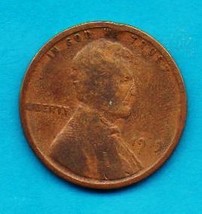 1915  Lincoln Wheat Penny- Circulated Severe Wear to date - £1.67 GBP