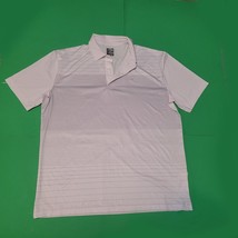 Callaway Men Polo Shirt Size L White Opti-Dri 25x31&quot; 5% Elastane - £13.07 GBP