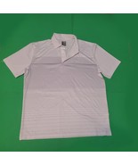 Callaway Men Polo Shirt Size L White Opti-Dri 25x31&quot; 5% Elastane - £12.95 GBP