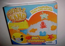 Miracle Sand Sea Creatures 7 Designs and 3 Sand Packets Shape and Mold N... - $10.88