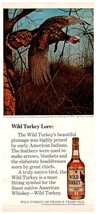 1976 Wild Turkey Kentucky Bourbon Lore Vintage Print Ad Flying Field Fea... - £8.48 GBP