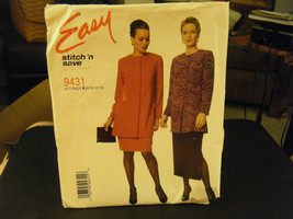 McCall&#39;s Stitch&#39;n Save 9461 Misses Unlined Jacket &amp; Skirt Pattern - Size 8-14 - $9.70