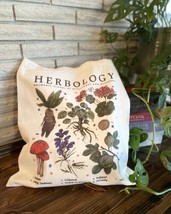 Herbology Printed Plants Canvas Tote Bag Shopping Shoulder Bag 15in Harr... - £6.38 GBP