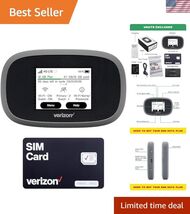 Verizon Wireless Jetpack MiFi | Unlocked Mobile Hotspot for Travel | 4G ... - $203.36