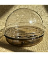 Vintage Space Age Corning Glass Plant Terrarium Dome w/ Tinted Base PH-7D - $1,557.57 MXN