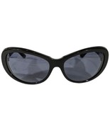 CARTIER Sunglasses Black Plastic Womens 2C Double C (Flaws) - $198.00