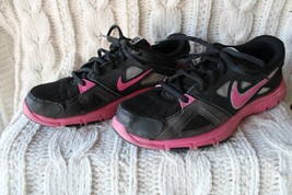 Nike Girls Flex Supreme TR 2 Training Sneakers Black/Pink ~5.5~ 598873-001 - £12.56 GBP