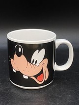 Disney Store Goofy Applause Black Coffee Mug Cup Vintage - $9.89