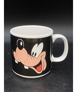 Disney Store Goofy Applause Black Coffee Mug Cup Vintage - $8.90