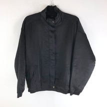NWOT Young Fabulous &amp; Broke Black Satin Button Down Lined Jacket Size S - £34.79 GBP