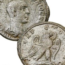 HERENNIUS ETRUSCUS bare head as Caesar/Eagle Large 26mm Scarce Roman Emp... - £199.38 GBP