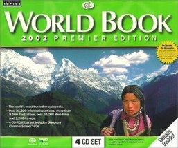 World Book Encyclopedia 2002 Premiere Edition (4 CD-ROM) - $49.49