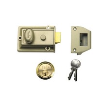 Yale Locks 77ENBPB Traditional Nightlatch Enamelled Nickel Bronze Cylind... - $50.00