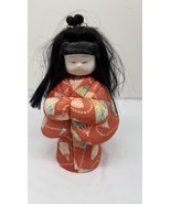 Vintage Kimekumi Japanese Doll  Kimono Porcelain Face ADORABLE - $41.56 CAD