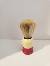 Red and Cream Shaving Brush  - $15.00