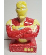 Iron Man Marvel Comics Ceramic Bust Coin Bank - $12.51