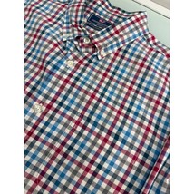 Vineyard Vines Slim Fit Murray Shirt Men Gingham Long Sleeve Button Up Large L - £19.43 GBP