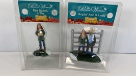 Pioneer Woman Ropin’ Ree And &amp; Ladd And Ree Bakes Pies Figurines New Lot of 2 - £7.75 GBP