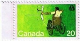 Canada 20c 1976 Handicapped Olympics Single MNH Scott 694 - £0.78 GBP