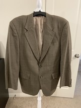 Men&#39;s 41R Jos. A. Bank Brown Houndstooth Blazer Sport Coat Fully Lined 1... - $32.99