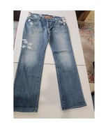 Seven for All Mankind Jeans Great Wall USA Skull Crossbones Size 36 Men - $68.58 CAD
