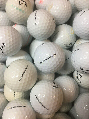 12 Near Mint Callaway Superhot AAAA Used Golf Balls - $16.40
