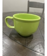 Homer Laughlin FIESTAWARE 18 oz Jumbo Mug Chartreuse Soup Cup bowl fiesta - $34.64