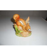 Vtg Homco Woodland Friends Chipmunk &amp; Turtle Ceramic Hand Painted Figuri... - €12,77 EUR