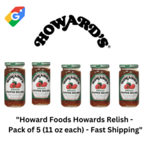 Howard foods howards relish   pack of 5  11 oz each    fast shipping thumb200