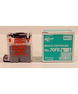 Max NO70FE Staple Cartridge for EH-70F Flat-Clinch Electric Stapler 5,00... - $27.45 CAD