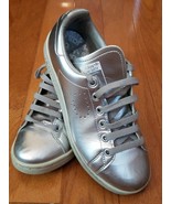 Adidas Men&#39;s RAF Simons X Stan Smith. Metallic Silver Sneakers Sz 4.5 AQ... - $135.38 CAD