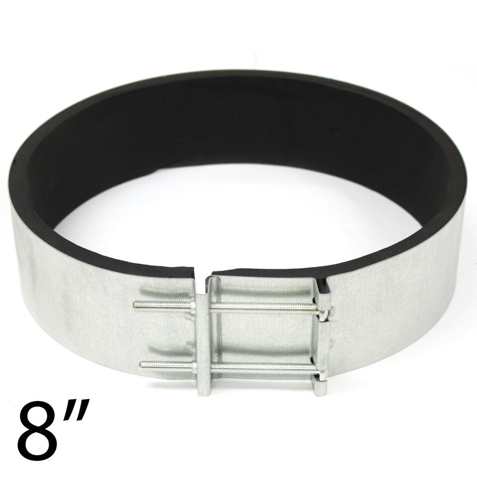8&quot; Noise Reduction Clamp - Vibration Reducer for Fan Silencers Carbon Fi... - $14.95